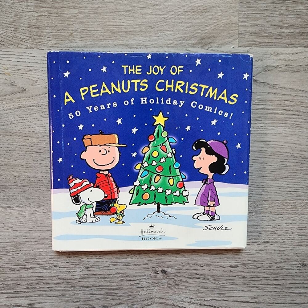 The Joy of a Peanuts Christmas 50 Years of Holiday Comics Vintage Hallmark Book